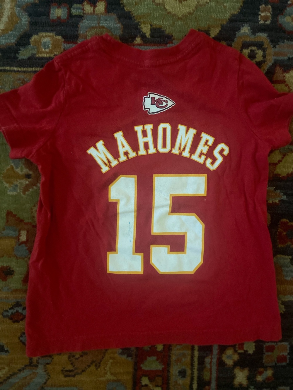 Chiefs Patrick Mahomes #15 Football T-Shirt Jersey - Team Style Fan Shirt